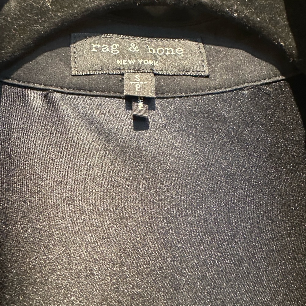 Rag & Bone Sleek Black Garment